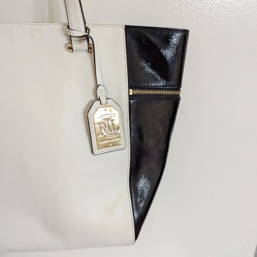 Lauren Ralph Lauren lrl leather